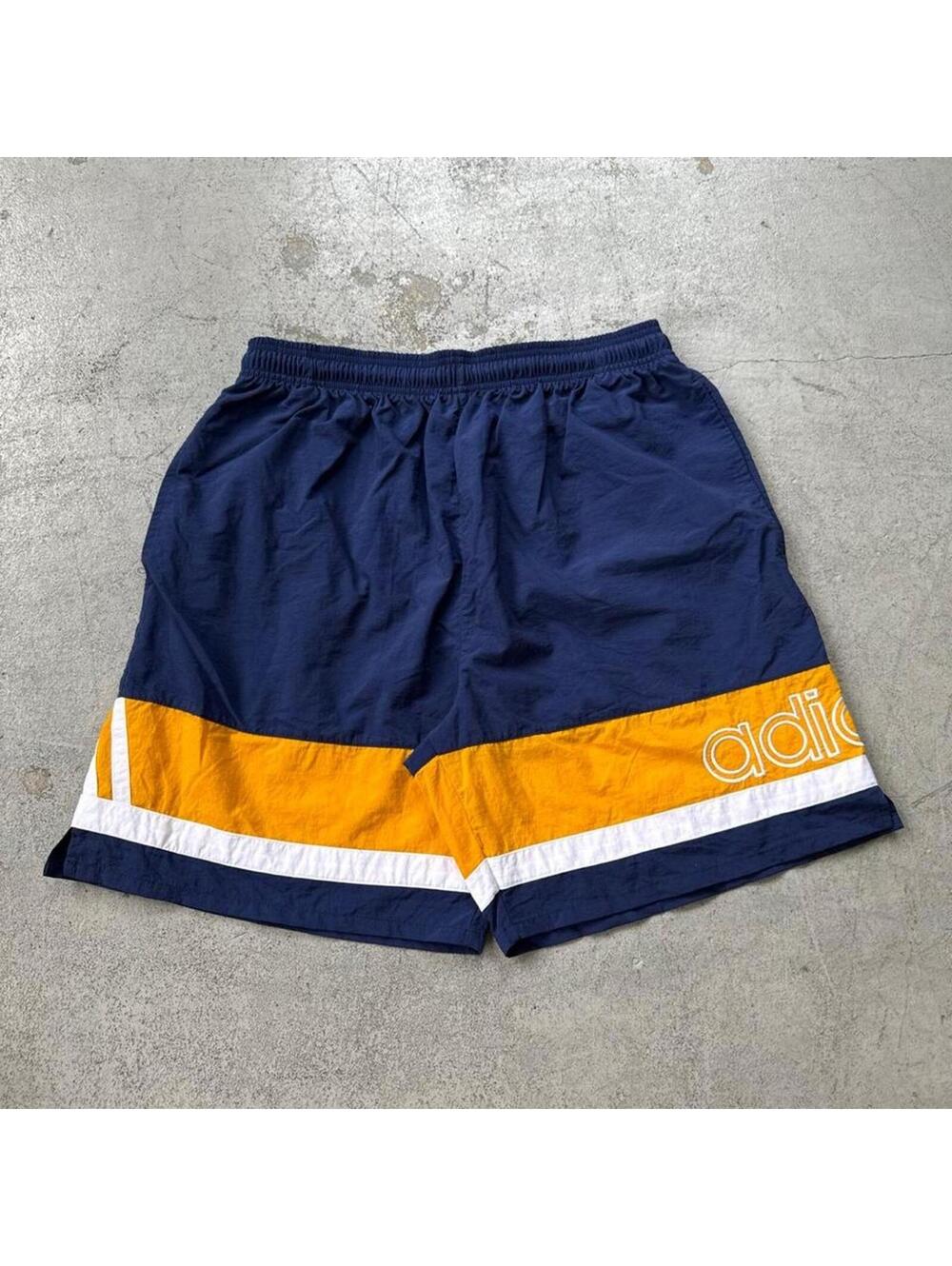 Vintage 90s Adidas Embroidered Swim Shorts